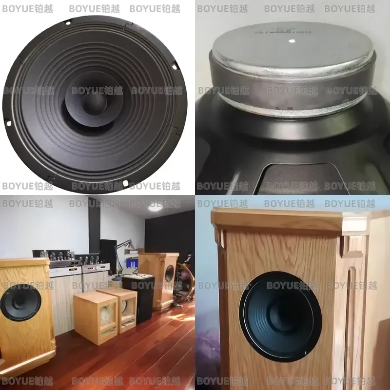 10 Inch Full Range Speaker Dual Paper Cone 30W HiFi Audio Driver 4 8 Ohm Loudspeaker Unit for DIY Sound System Repair