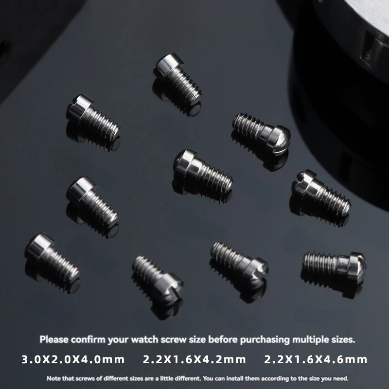 For Panerai PAM441 PAM111 bridge protection screws stainless steel dial ear screws head screws Crown screw Watch accessories