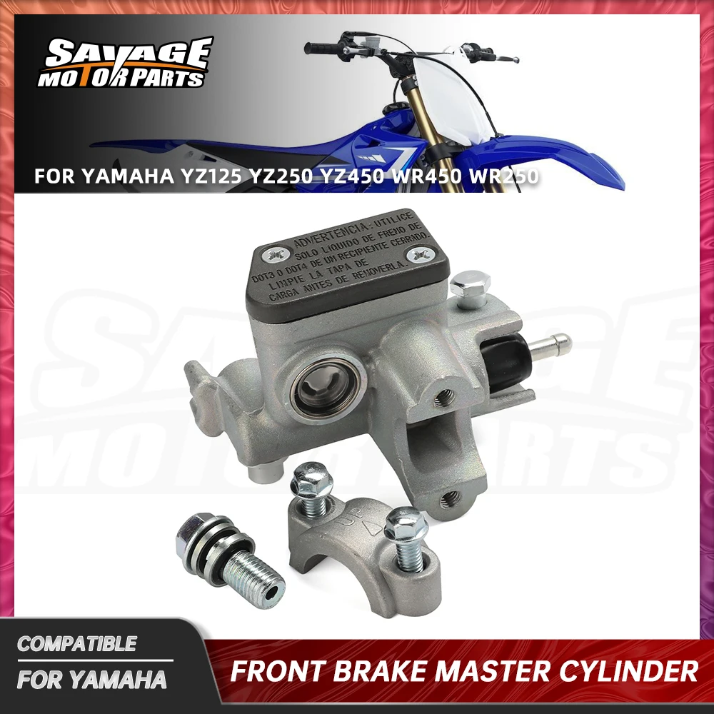 2026 YZ450FX Motorcycle Right Hydraulic Brake Master Cylinder Pump For Yamaha YZ125 YZ250 YZ450 F/X/FX WR450 WR250 2008-2025