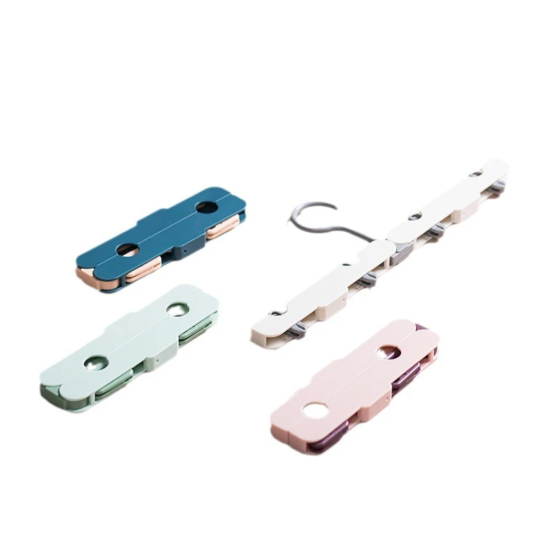 Portable Folding Travel Hanger Multifunctional Clothes Drying Rack Camping Indoor Outdoor Foldable Dryer Rack Hanger Storage