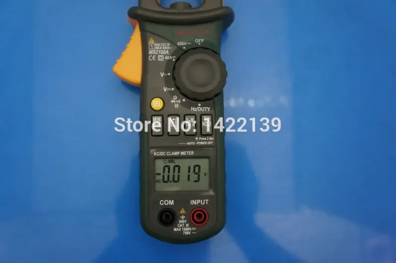 New MS2108A 4000 Counts AC DC Current Voltage Digital Clamp Meter