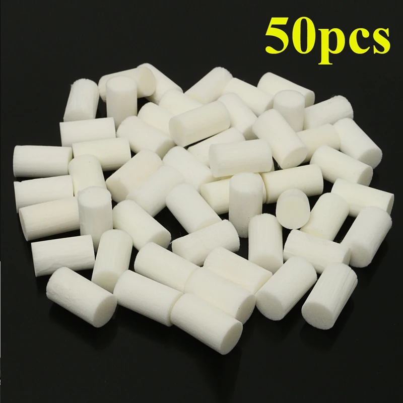 

50Pcs High Pressure Pump Filter Element Refill 30MPa Fiber Cotton Filters For Water Purify Air Compressor System Replacement Kit