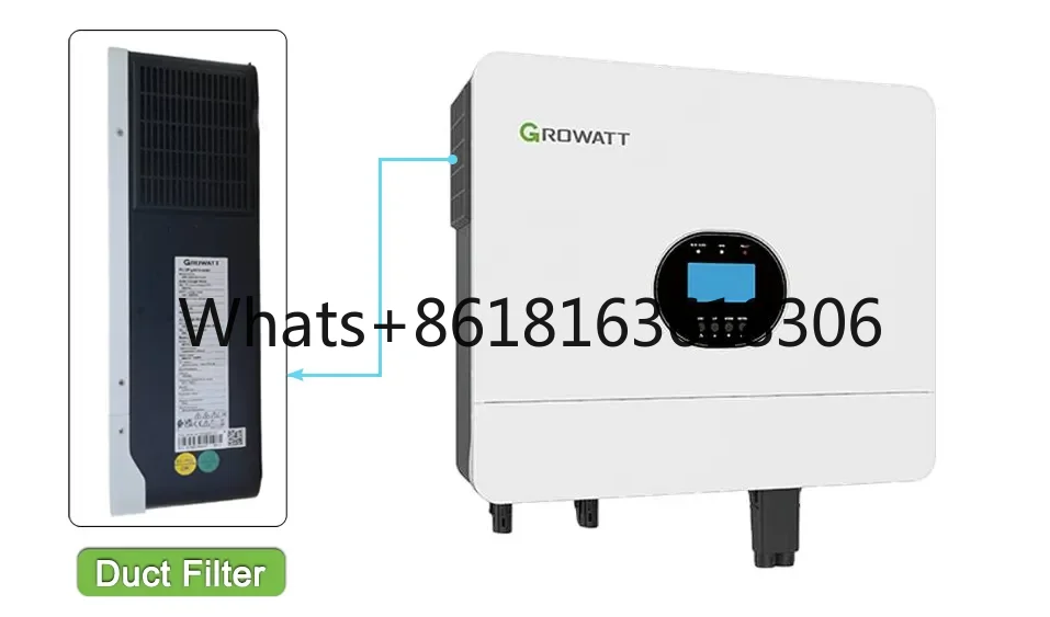 Growatt PV System SPF 6000 ES PLUS 6kw Off Grid Solar Inverter 48V for project Energy Storage