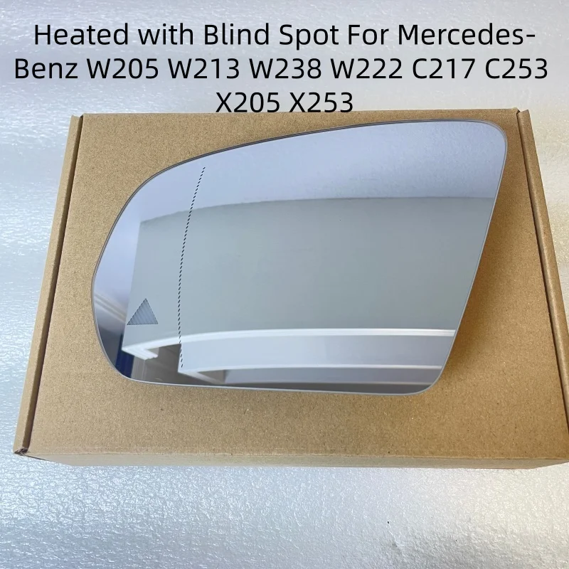 Heat Blind Spot Rearview Wing Side Mirror Glass for Mercedes Benz C E S GLC Class W205 W213 W222 X253 2016 2017 2018