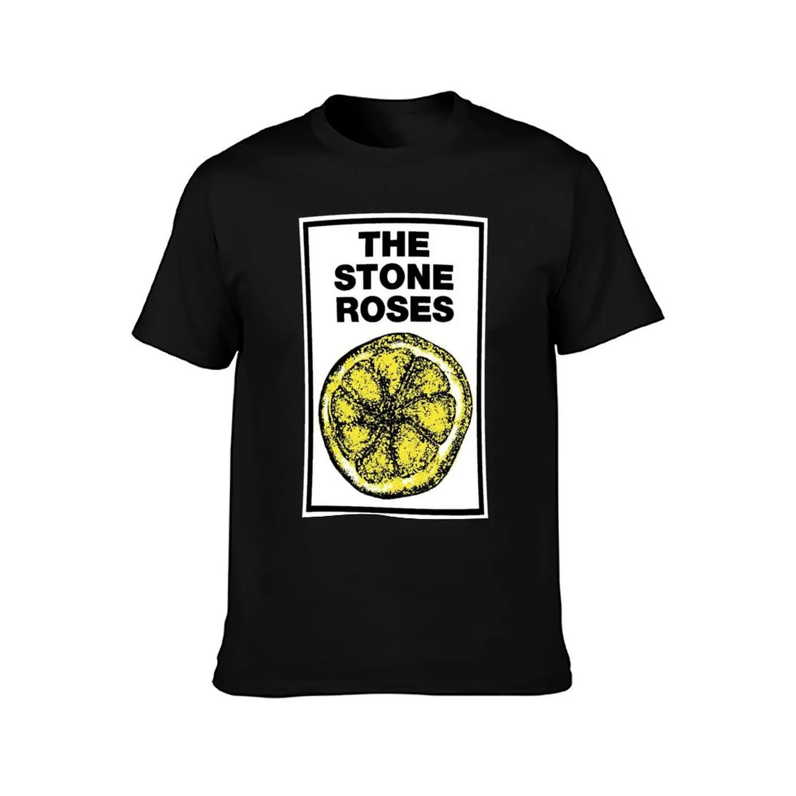 The Stone Roses Lemon T-Shirt Summer Casual Cotton Tee Oversized Streetwear Tops Vintage Graphic Print Unisex Men Women