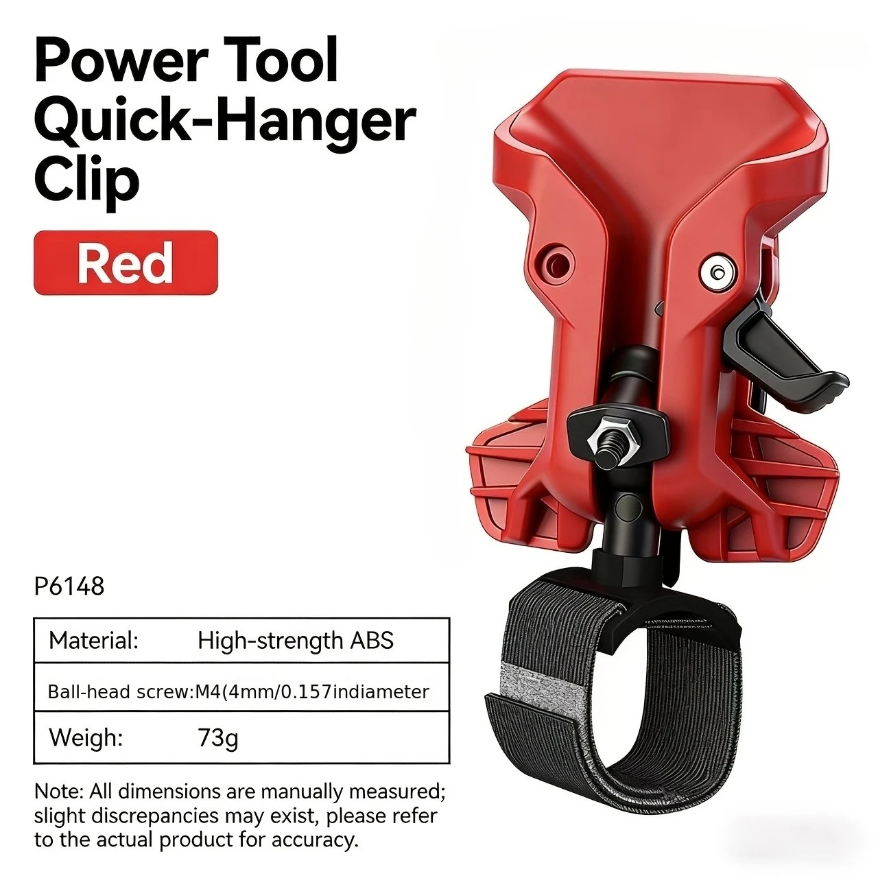 Universal Power Tool Quick Hanging Clip Stable And Reliable Fixing Suitable for Home Repair Workshop Garage And Multi-Scene Use