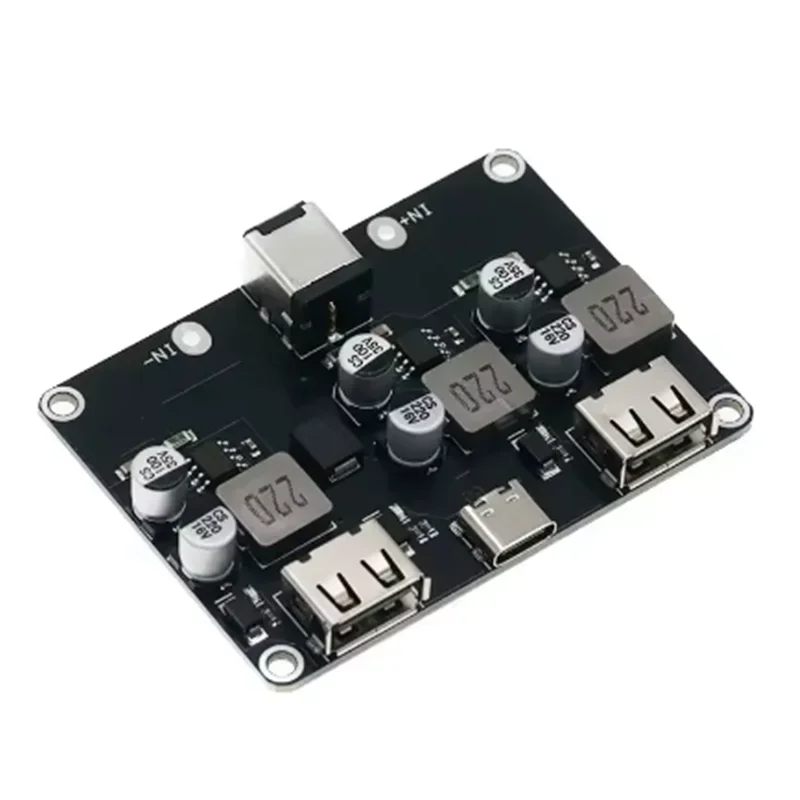 1/3/5PCS  3-way fast charging module, 12V/24V to QC3.0 TYPE-C USB phone charging board, fast charging step-down module