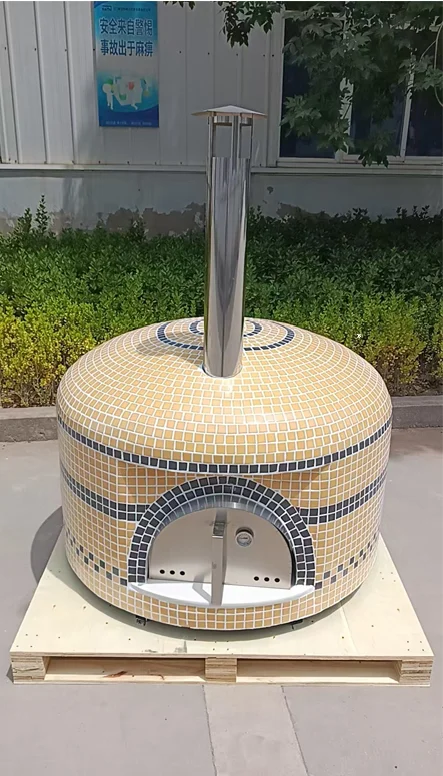 hj-Portable Italy Wood Fired Pizza Oven 500 Degree Outdoor Clay Ceramic Wood Fired Oven Pizza for Sale@