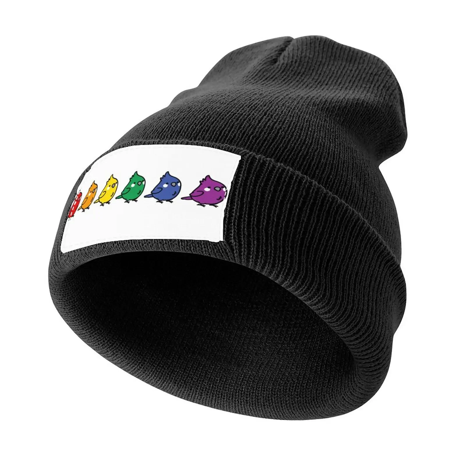 

Pride Cockatiels Knitted Cap Anime Hat Sunscreen Hat Beach birthday Mens Hats Women's