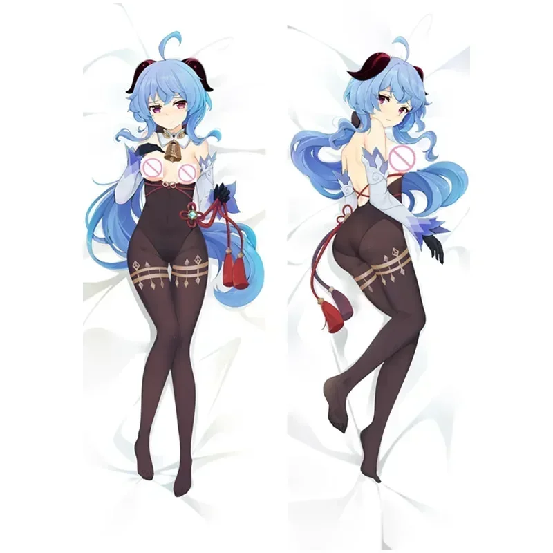 

Hot Game Genshin Impact Paimon Dakimakura Hugging Body Character Ganyu Lise Cosplay Pillowcase Anime Pillow Covers Gift 50x150CM