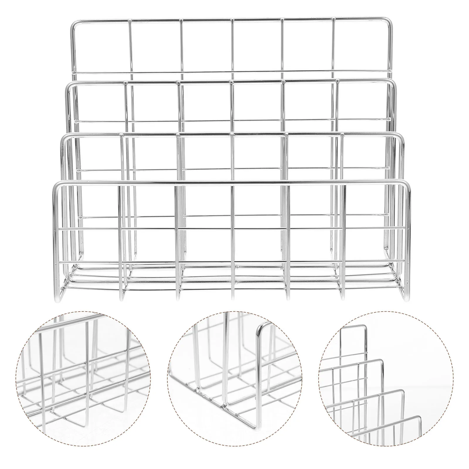 

Desk File Organizer Mail Holder Countertop Minimalist Modern Design Versatile Storage Documents Magazines Notebooks