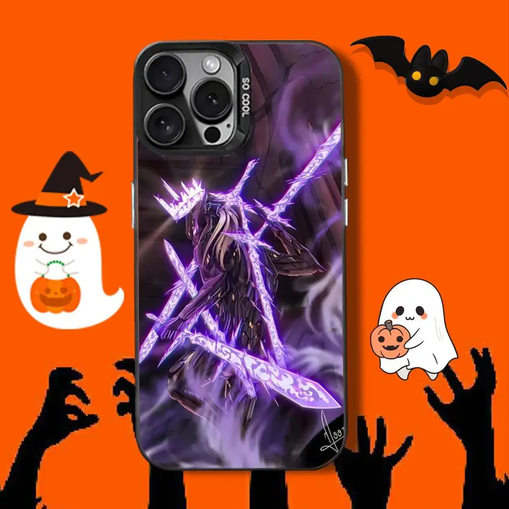 حافظة هاتف The Beginning A-After End-E لهاتف iPhone 16,12,13,17,15,1,11,Mini,Pro,SE,XS,MAX,غطاء سيليكون أسود غير لامع