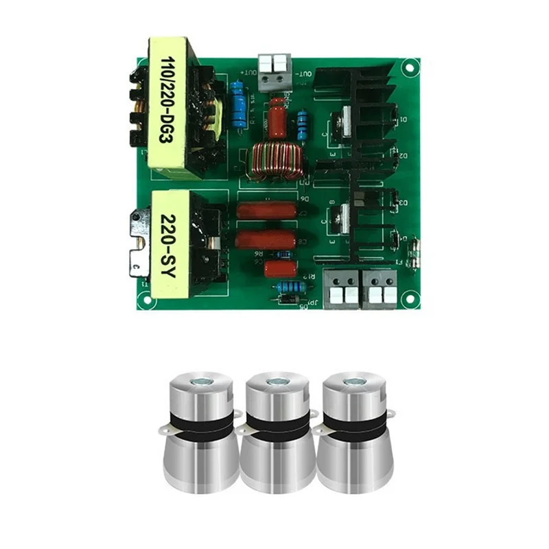 220V 40KHz 150W Ultrasonic Cleaner PCB Driver Boards Circuit Board Kit with Transducer for Car Washer Washing Machine