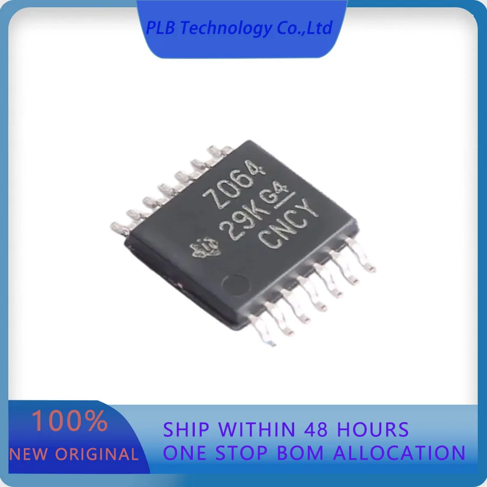 10PCS/LOT TL064IPWR TL064  3mV 1MHz 3.5V/us 30pA 4 TSSOP-14 FET Input Amplifiers Original Stock