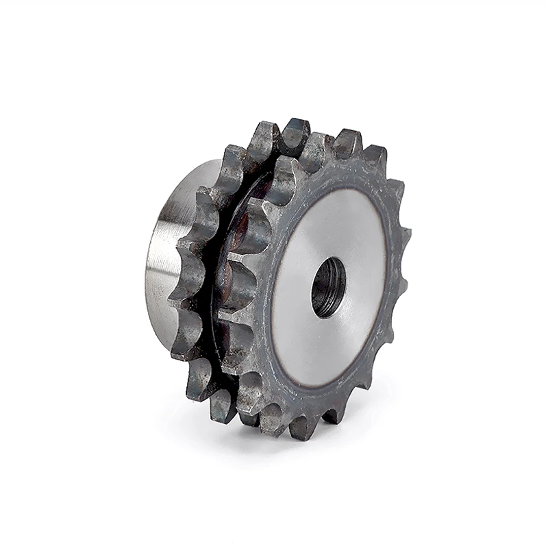 

Real Double Row Industrial Sprocket with Steps 10 Teeth-30 Teeth Convex Gear with Chain 3 Points 4 Points 5 Points Conveyor