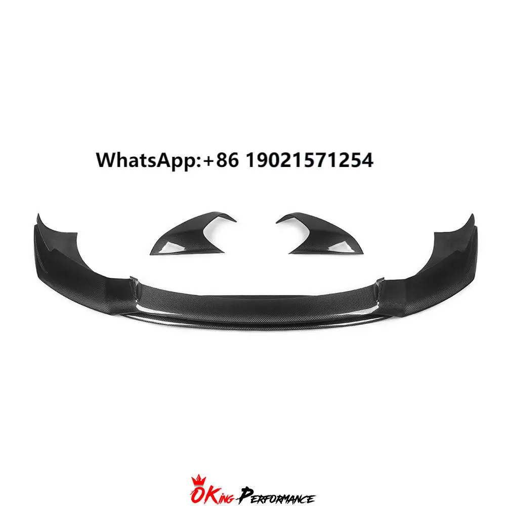 

PKZ Style Carbon Fiber Front Splitter for Maserati Ghibli Front Bumper Lip