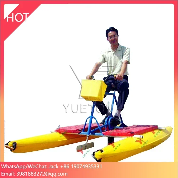 2025Hot Sale Carnival Attraction Ride Cheap Prices Water Sports Bicycle Water Bikes For Sale