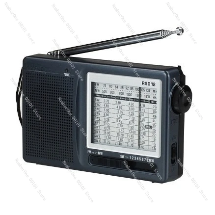 R-9012 FM/AM/SW Radio 12 Bands Portable Receiver Radio High Sensitivity Selectivity Low Noise FM/AM/SW Radio TECSUN R9012