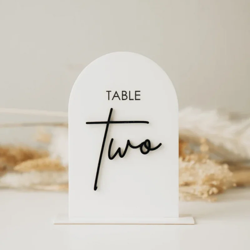 

Modern Acrylic Table Numbers Wedding Table Numbers with Holder Wedding & Events Signage Custom Party Table 3D Number Decoration