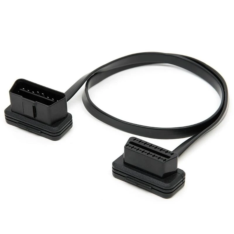16Pin Socket Male To Female OBD OBDII 8Core Connector Cord Wire 30/60/100/150cm