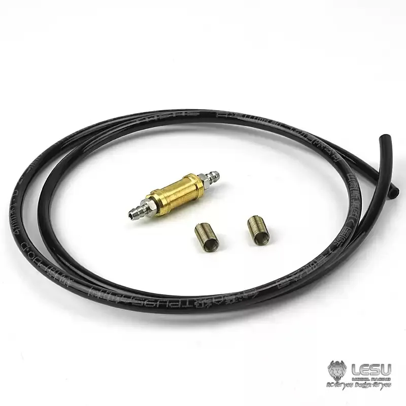 RC 1/14 Metall-Schnellwechselzylinder für Tamiya Hydraulikbagger für SCANIA MAN VOLVO LKW Tripper DIY-Teile – Detail 7