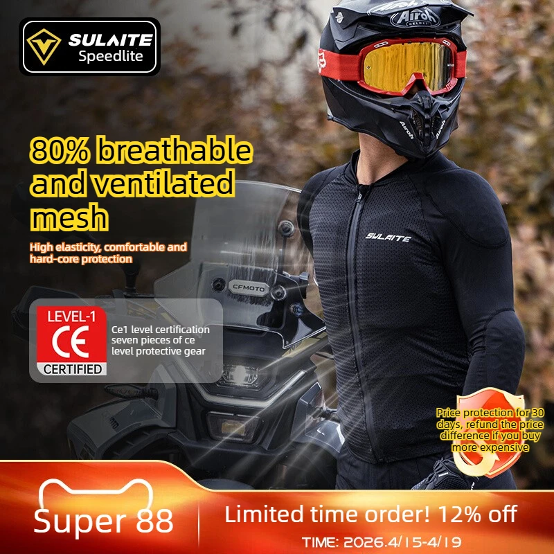 

Мотоциклетная защитная экипировка, летняя одежда для езды на мотоцикле, сертификация CE, мотоциклетная одежда унисекс, дышащая, противоударная, в стиле ретро, для гонок.