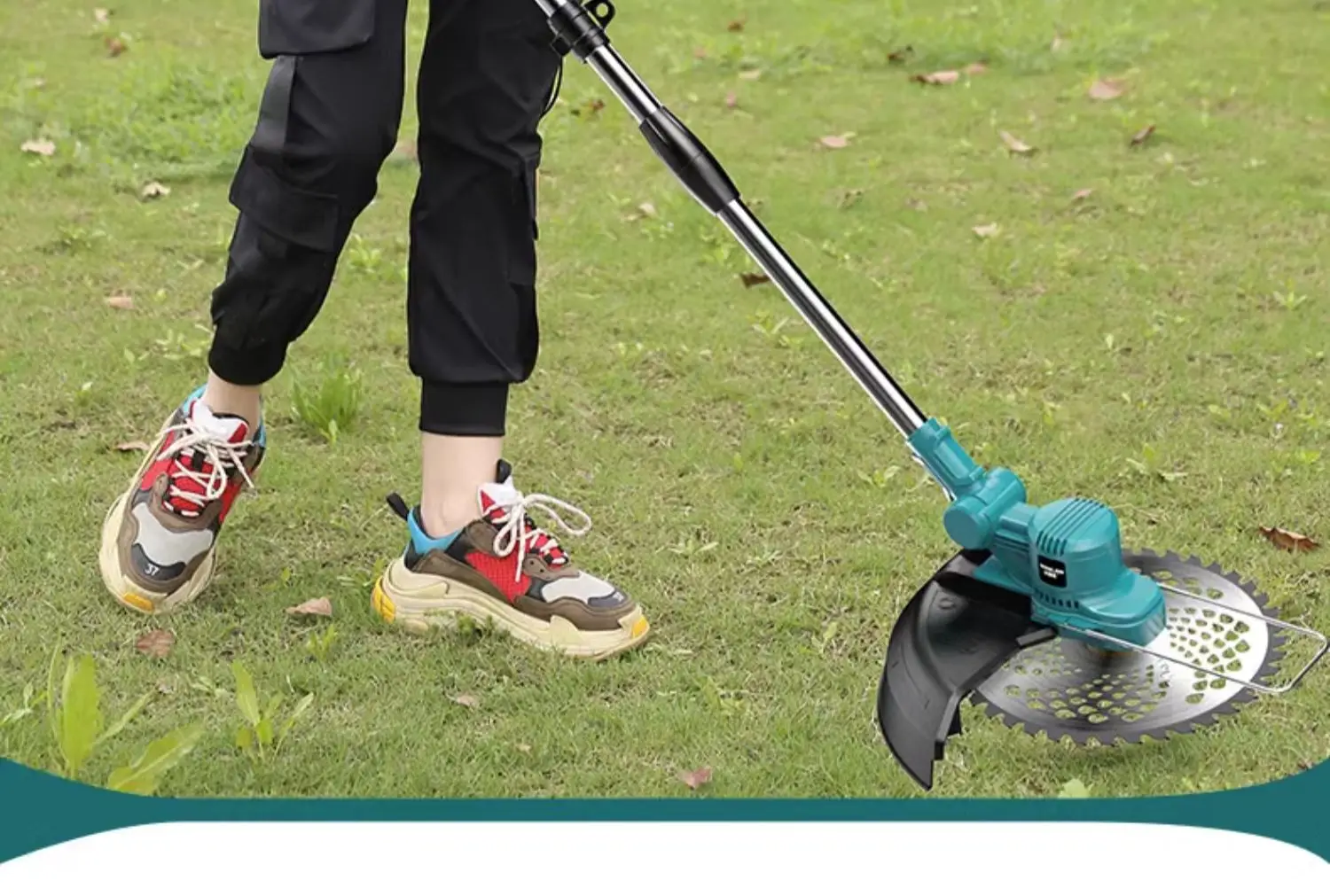 Household Small Lawn Mower, Rechargeable Lawn Mower, Lithium Battery Garden Lawn Mower Artifact