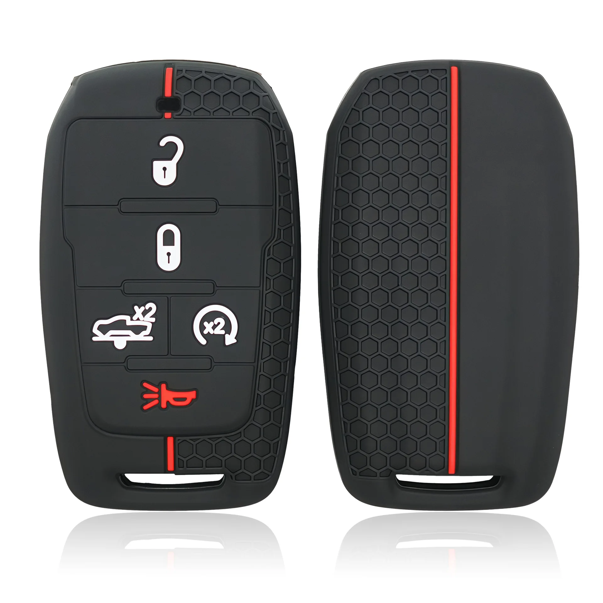 Suitable for Dodge Ram Dodge Car Key Cover Les Lebo RAM1900 Silicone Key Case