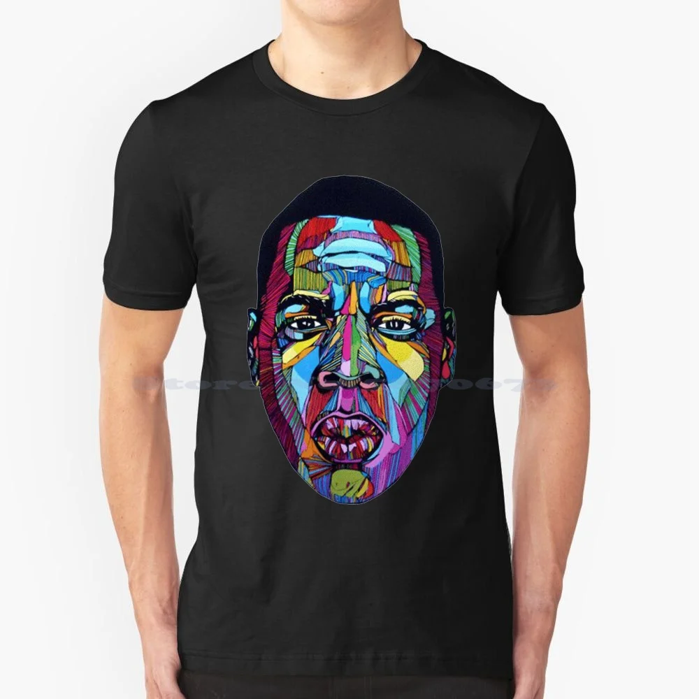 Jay Z T Shirt 100% Cotton Tee Shawn Carter Cartoon Rap Rapper Cartoon Jay Z Funny Jay Z