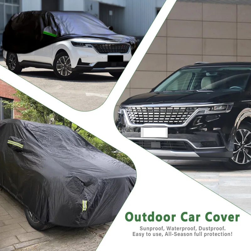 

Car Cover for KIA Carnival - Outdoor Full Protection, Waterproof Dustproof Heat-Resistant, All-Season Use Exterior Accessories