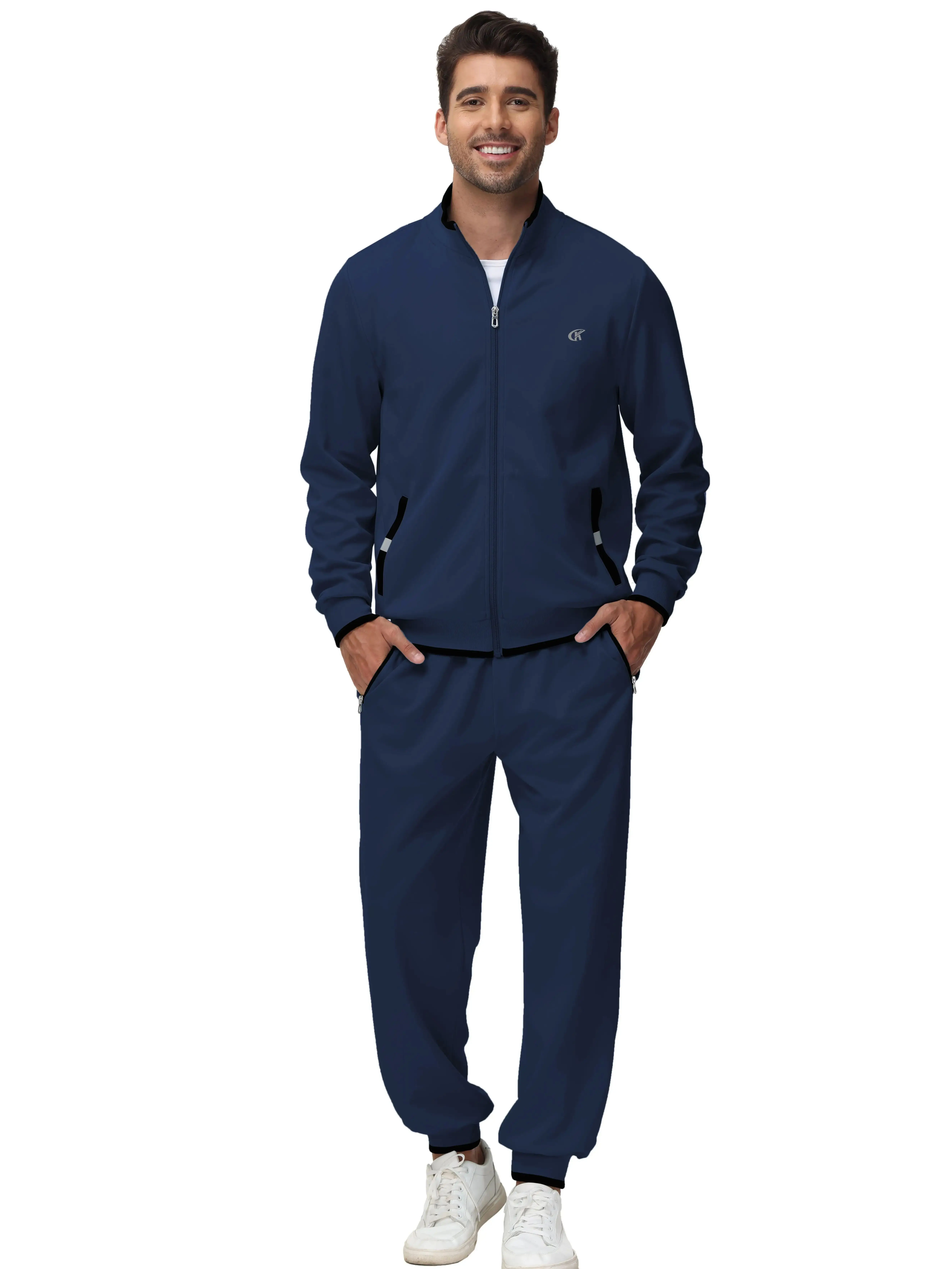 Men's Tracksuits Sweatsuits for Men Sweat Track Suits 2 Piece Casual Athletic Jogging Warm Up Full Zip Sets