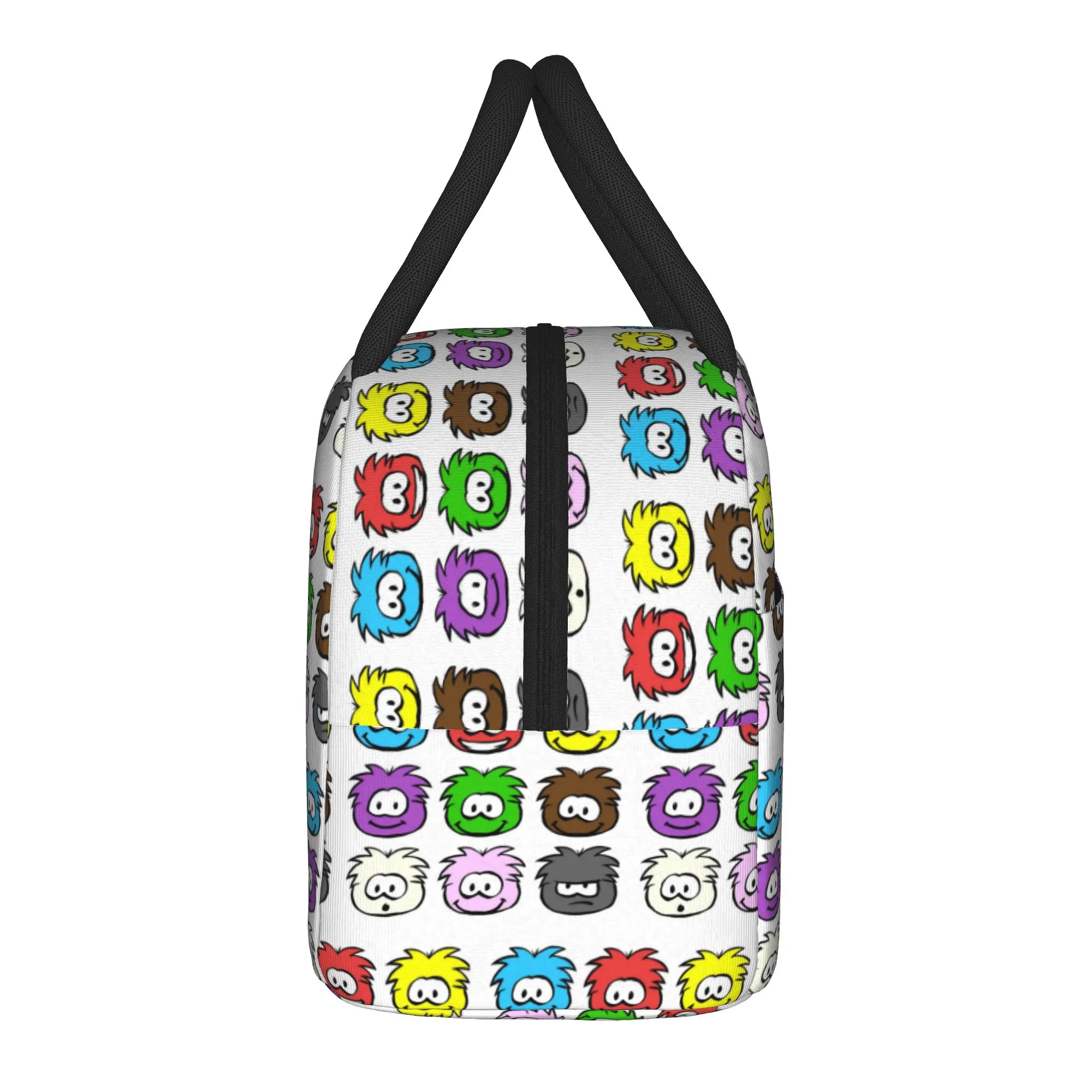 Club Penguin Oldschool Puffles Insulated Lunch Bag Leakproof  Meal Container Thermal Bag Tote Lunch Box Beach Travel Bento Pouch