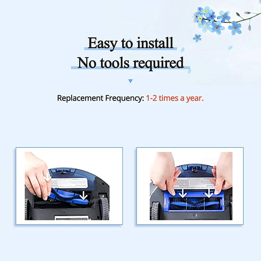 قطع غيار للمكنسة الكهربائية الآلية ، فرشاة دوارة ، متوافقة مع Eufy Robovac 11S ، RoboVac 30 ، RoboVac 15C ، الملحقات