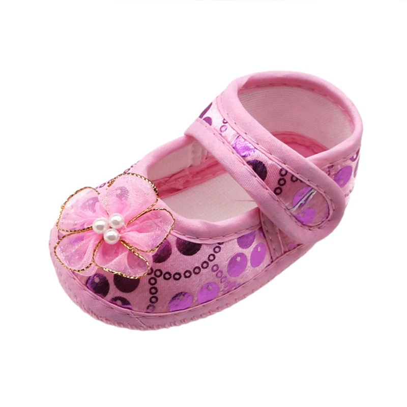 

Baby Girl Shallow Floral Printed Cotton Shoes Newborn Soft Sole Casual Toddler Shoes 0-18M