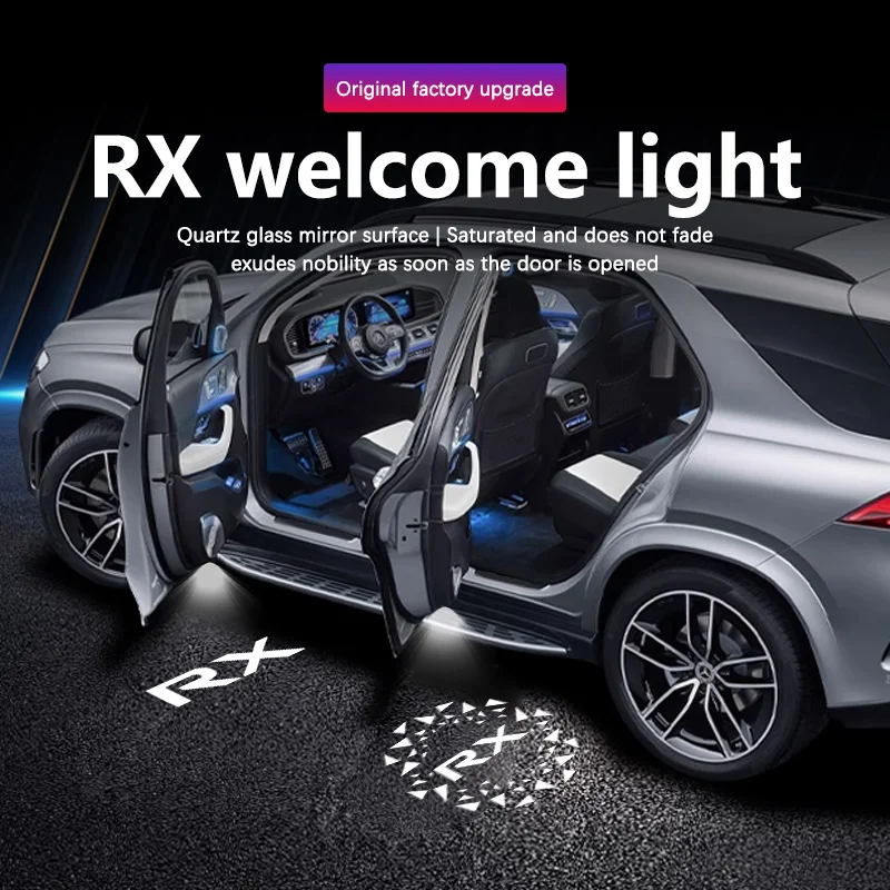Car HD Projector Lamp LED Auto Door Welcome Light For Lexus RX RX300 330 RX350 RX400 RX450 2007-2025 2016 2018 2020 Accessories