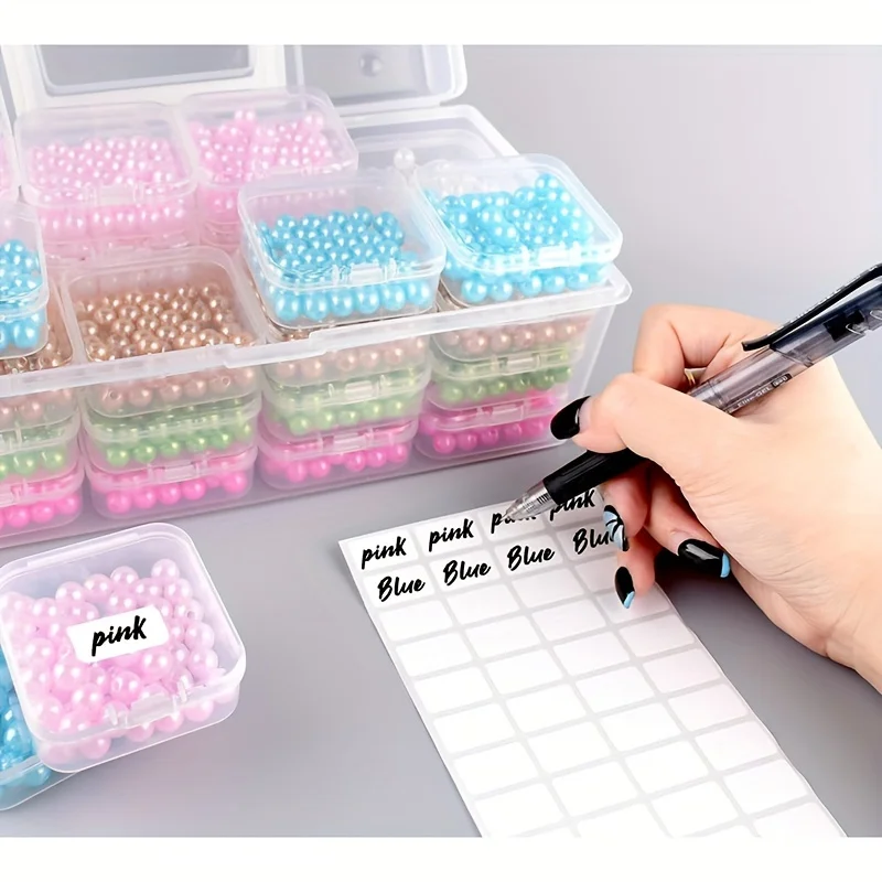 32pcs/set Plastic Storage Box Container, DIY Crafts Beads Accessories Sorting Box, Multifunctional Portable Storage Case, Jewelr