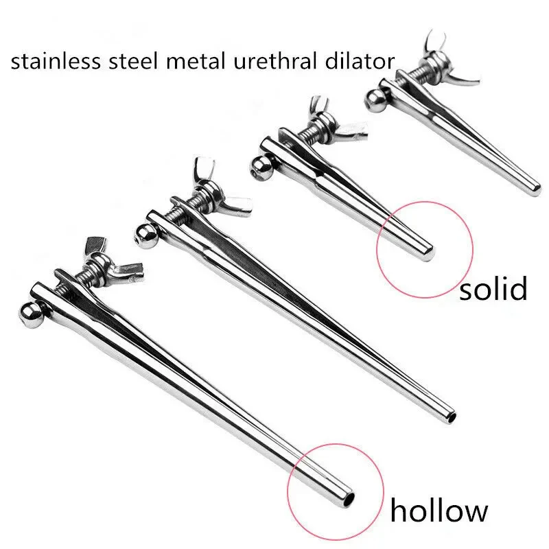 Adjustable Size Urethral Dilator Slave BDSM Toys Penis Plug Insert Sounding Rods Urethra Plug Sex Toys Men Masturbation Goods