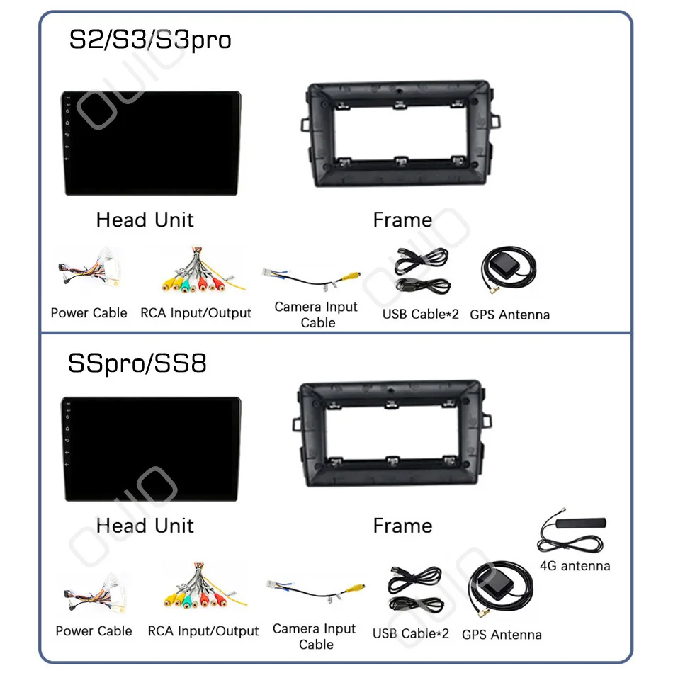 2din Android10 Car Radio Multimedia Player Carplay Auto GPS Navigation DSP BT RDS For Toyota Auris E150 2006 2007 2008 - 2012