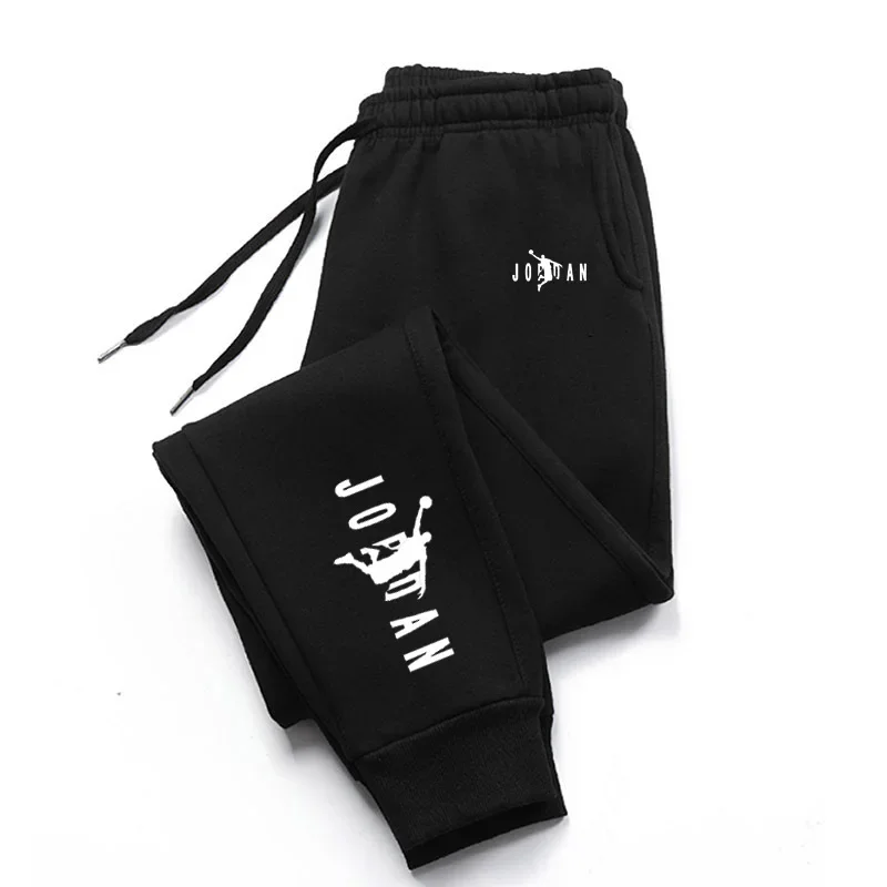 New Solid Color Skinny Jogger Pants Men Gym Workout Fitness Casual Sweatpants Elastic Waist Daily Sports Long Trousers