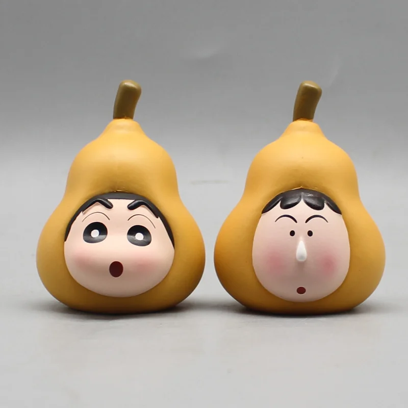 7cm Anime Crayon Shin chan GK cos Gourd Handmade Model Desktop Car Decor Trendy Toy Gift Collection Decoration Cartoon Cute