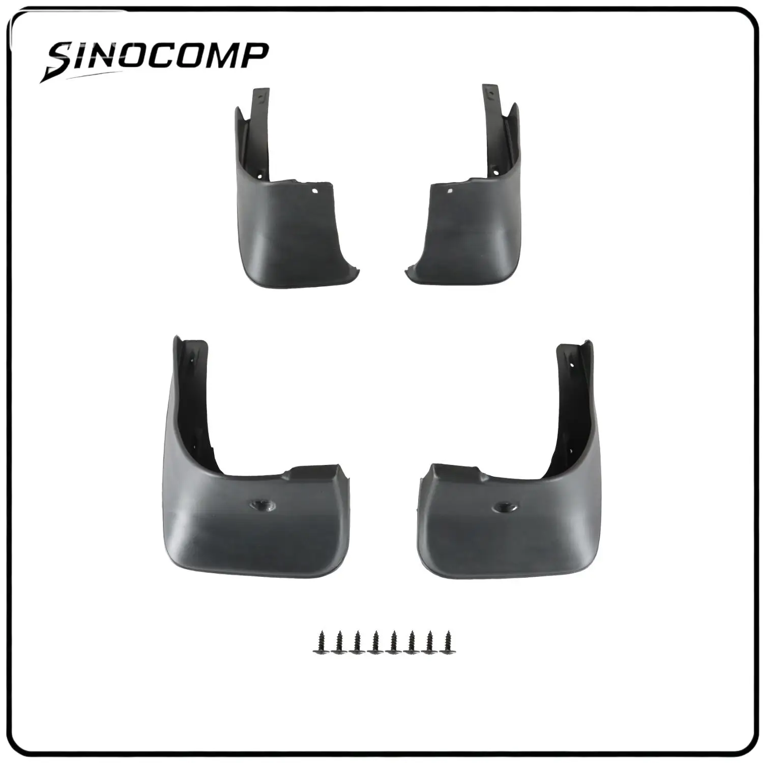 

Mud Flaps Splash Guards FOR Toyota Corolla E140 2009-2013 Set of 4 ABS Plastic Black