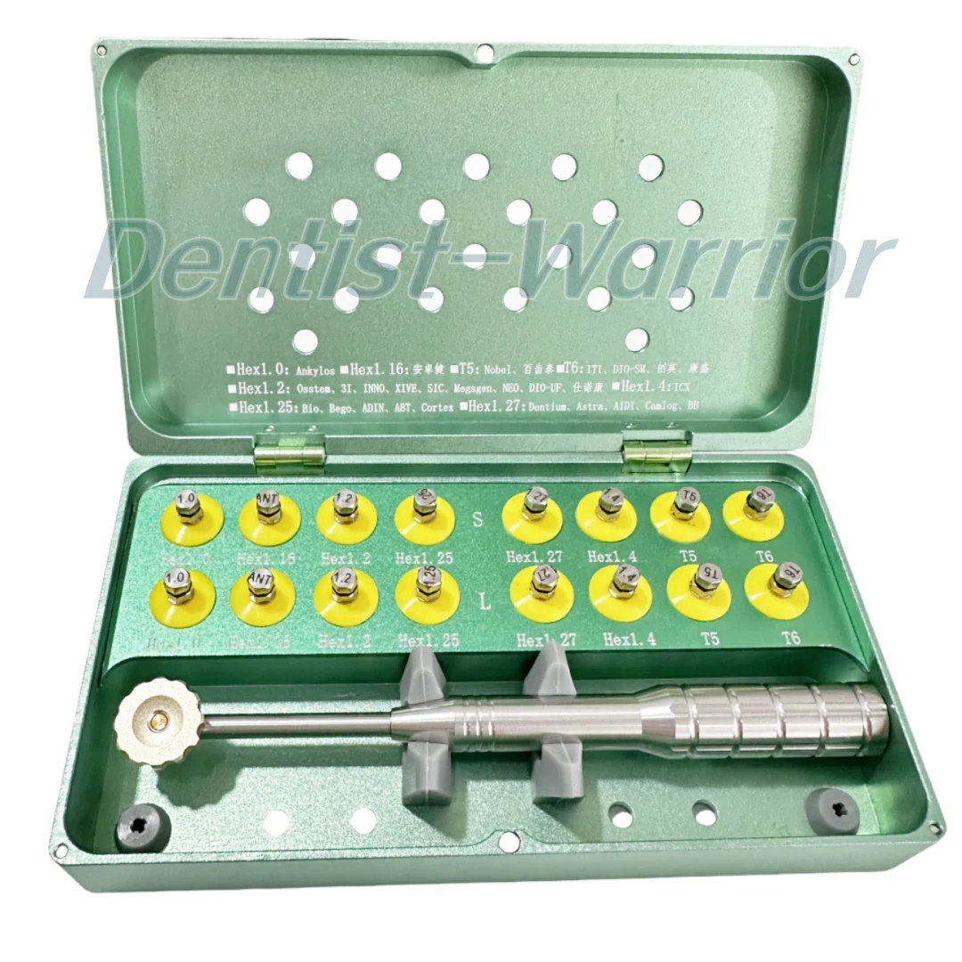 Dental Universal Implant Prosthetic Kit Torque Wrench Screw Drivers Remover Kit