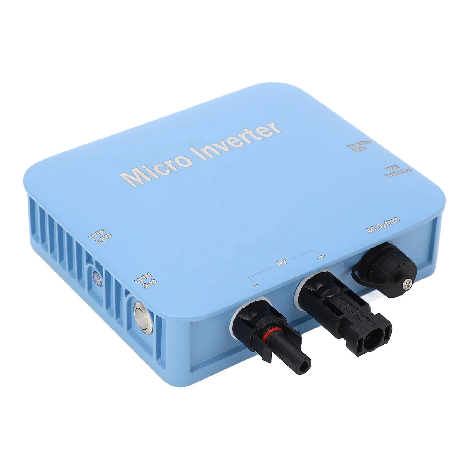 300W On Grid Solar Micro Inverter  WiFi Smart Control Pure Sine Wave DC AC Conversion IP65 Waterproof Industrial PV