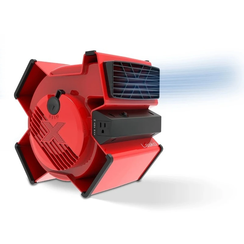 

11-дюймовый многопозиционный вентилятор X-Blower с USB-портом, красный, X12900, новый