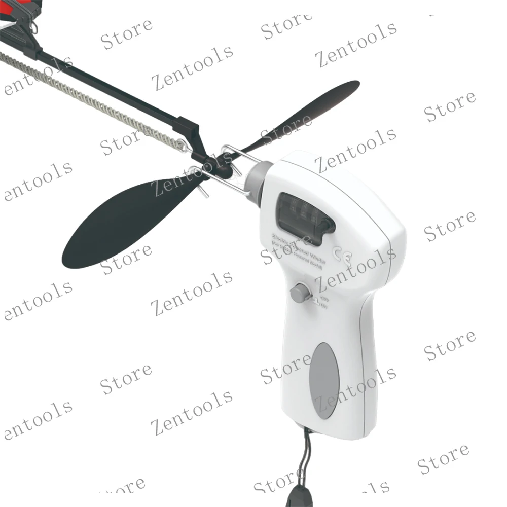 Rubber Band-Powered Airplane Model Winding Machine with Counter Electric Winder, Convenient and Fast Winding