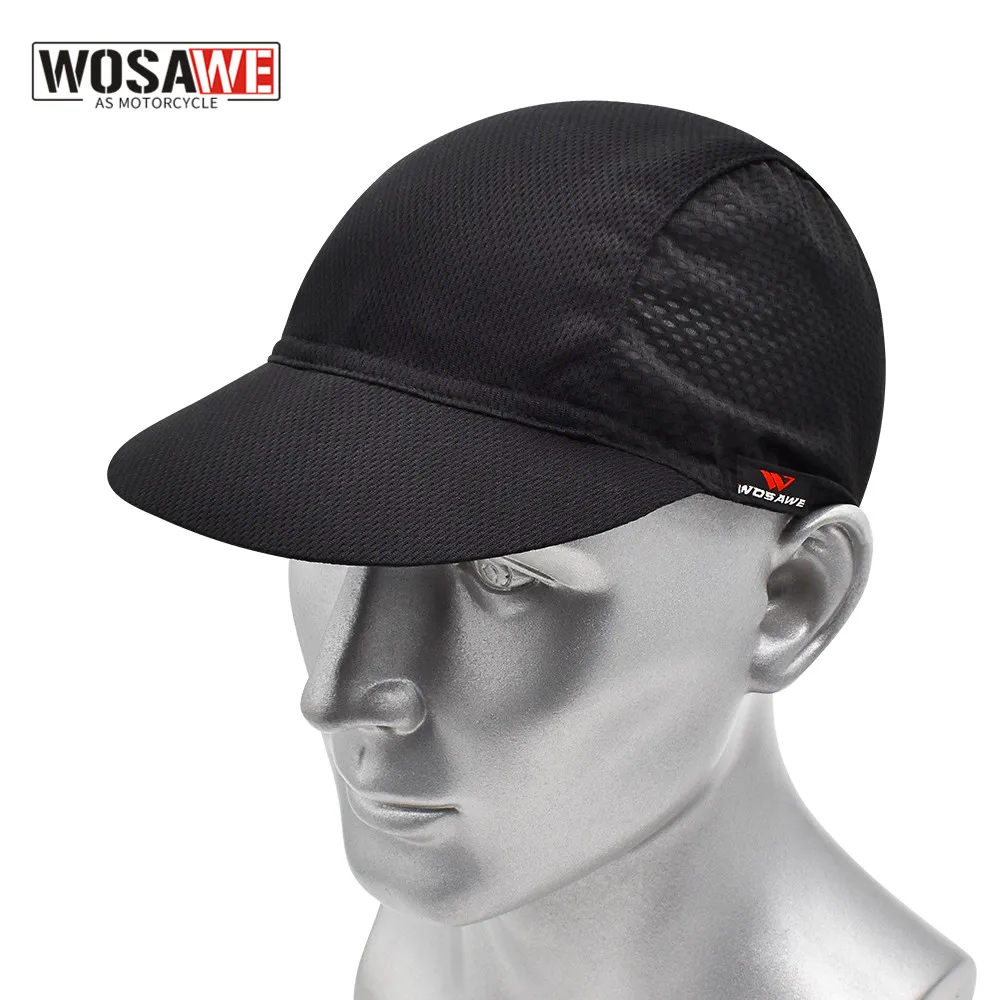 WOSAWE Men Women's Breathable Mesh Sporting Cap Cycling Hat Running Sunhat MTB Bike Bandana Fishing Cap Quick Drying