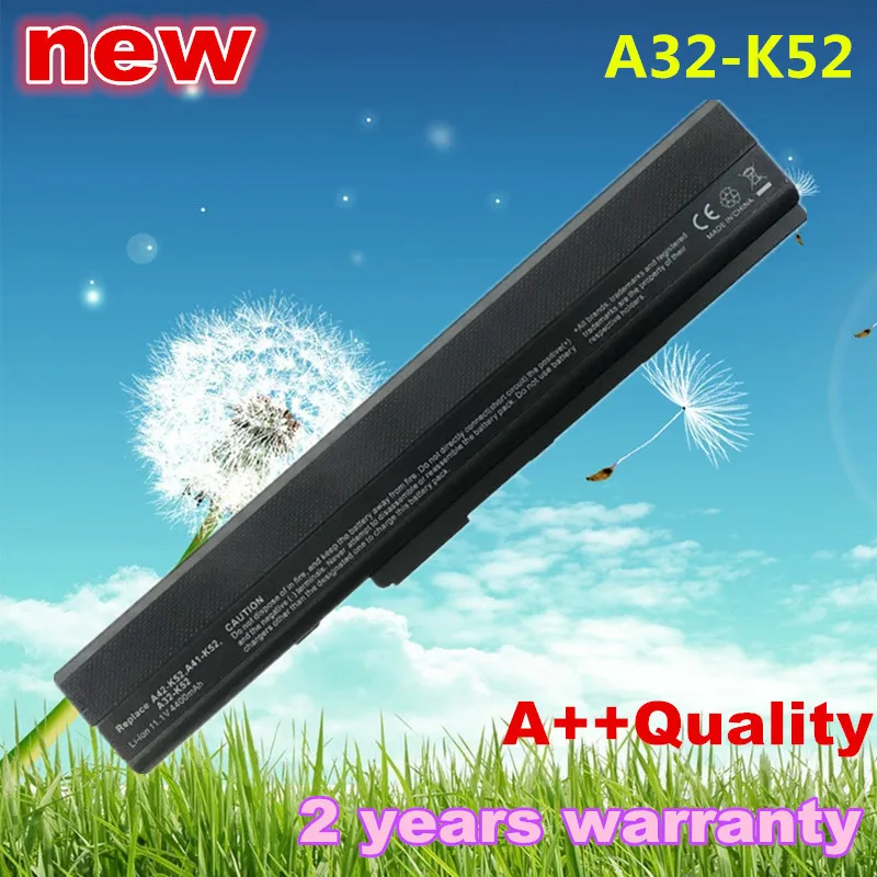 New laptop battery for Asus A31-B53 A32-K52 A42-K52 A31-K52 A41-K52 A52 A52F A52J K42 K42F K42J K52 K52J K52JC K52JE X52F X52J