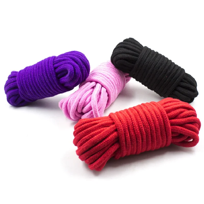 

Soft Cotton Rope BDSM Bondage Shibari Restraints,Rope Cord Binding Binder Restraint, SM Play Adult Sex Toys For Couples chastity