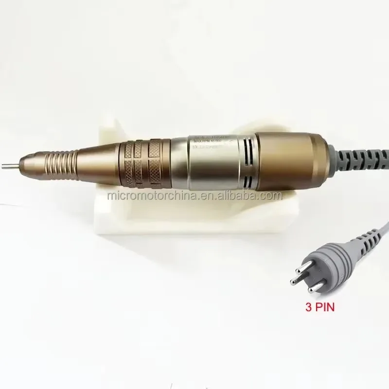 

3 Pin Cord for 30000 RPM Electric Nail Drill Handpiece Hand Shank SDE H200 for Up200 Drill Machine Nail Art Tools