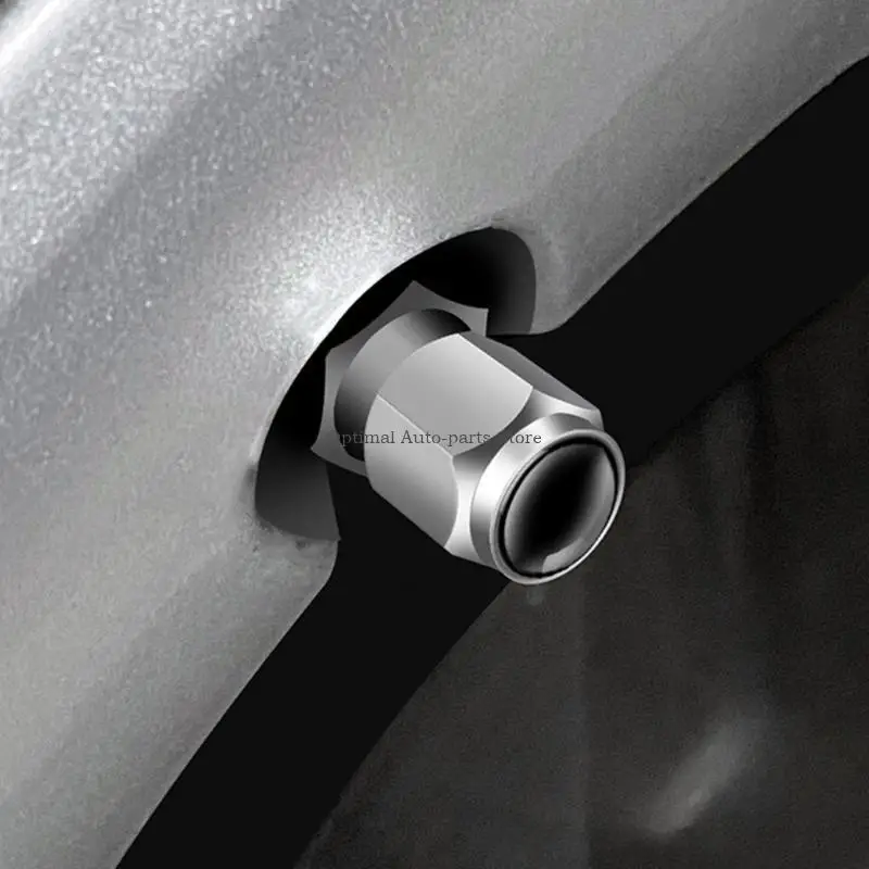 

Tire Valves Stem Caps Dust Covers Metal Tire Valves Caps Easy to Use for Vehicles